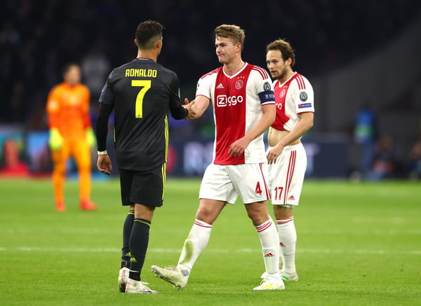 de Ligt and Ronaldo