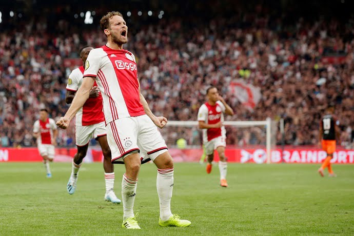 Ajax's second scorer Daley Blind