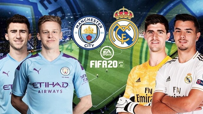 Real Madrid and Manchester City players will hold a charity FIFA matchup