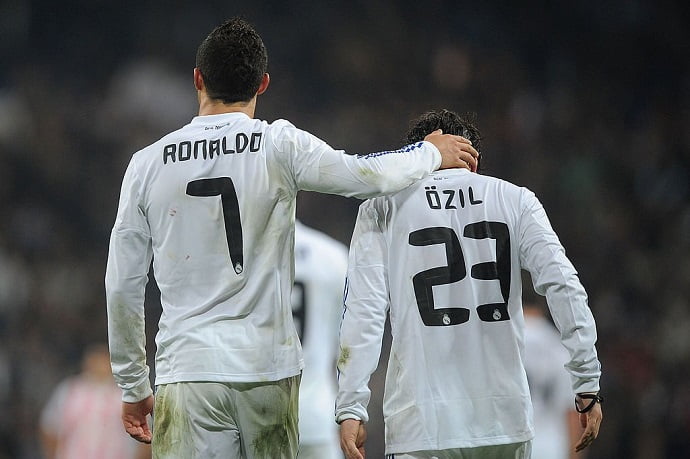 ronaldo and ozil