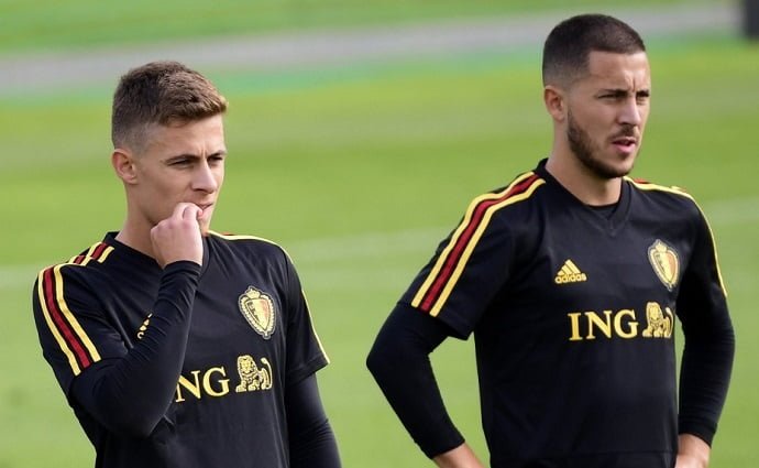 Eden and Thorgan Hazard