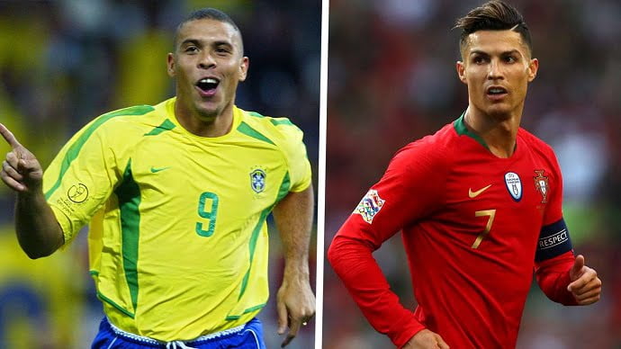 Cristiano Ronaldo vs Ronaldo Nazario Comparison | Goals, Trophies, Awards and Records