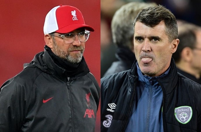 Klopp and Keane clash over Roy's "sloppy" comment