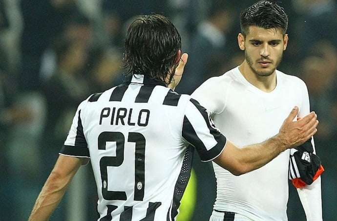 Pirlo wants Morata at Juve if Suarez deal falls through