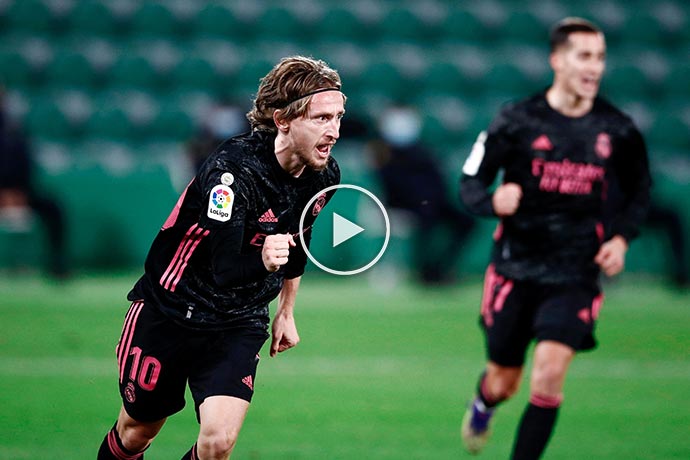 Video: Luka Modric Header Goal against Elche | Elche 0-1 Real Madrid