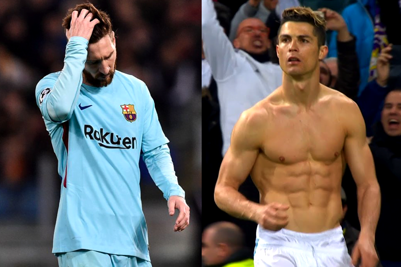 The Difference between Messi and Ronaldo when their teams are down 3-0