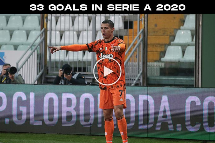 Video: Cristiano Ronaldo - RECORD 33 Serie A Goals In 2020 With English Commentary
