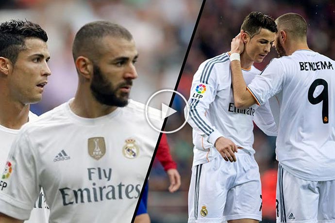 Video: Cristiano Ronaldo & Karim Benzema - All Assists On Each Other 2009-2018