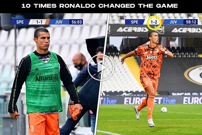 Video: 10 Times Cristiano Ronaldo Substituted & Changed the Game