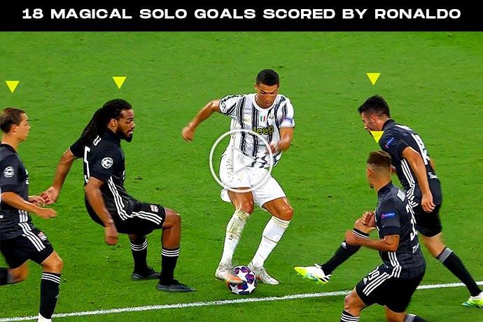 Video: 18 Magical SOLO Goals Scored By Cristiano Ronaldo