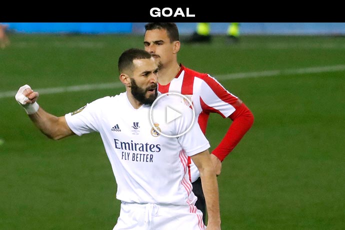 Video: Karim Benzema Goal against Bilbao | Real Madrid 1-2 Bilbao