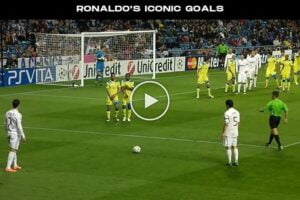 Video: Cristiano Ronaldo's Iconic goals from the Spectators angle