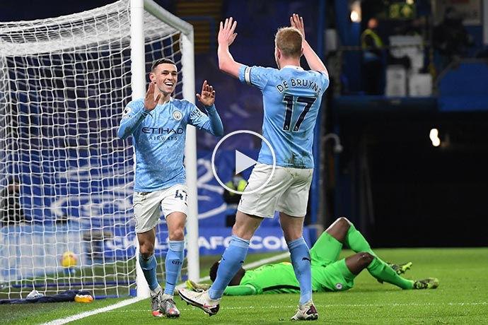 Video: Phil Foden Goal against Chelsea | Chelsea 0-2 Man City