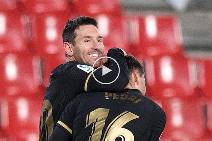 Video: Lionel Messi Amazing Freekick Goal against Granada