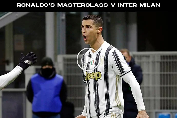 Video: Cristiano Ronaldo’s Masterclass v Inter Milan at the San Siro