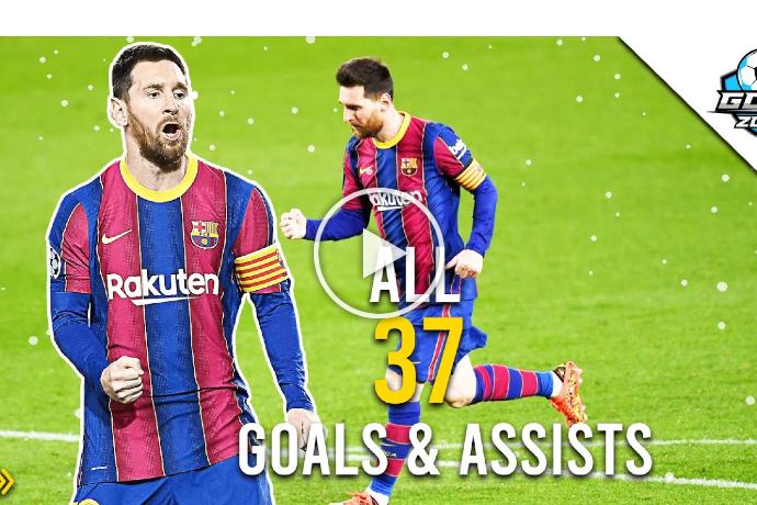 Video: Lionel Messi - All 37 Goals & Assists 2020/21 So Far