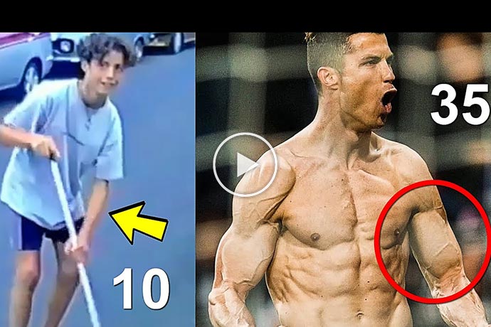 Video: How has Cristiano Ronaldo changed in 35 years?