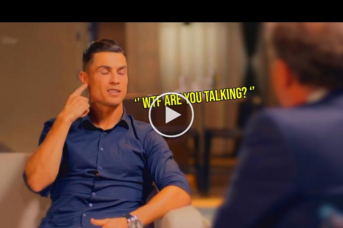 Video: When Ronaldo Lose Control - Angriest Interviews