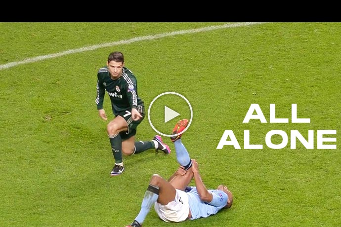 Video: When Cristiano Ronaldo Attacks Alone