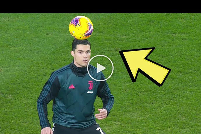 Video: When Cristiano Ronaldo Turns Training Into a Freestyle Show