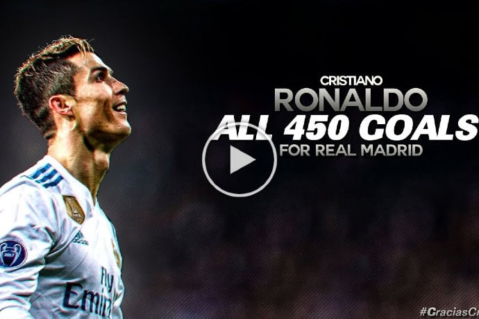 Video: Cristiano Ronaldo All 450 Goals For Real Madrid