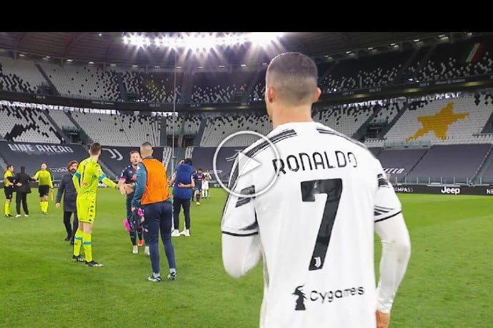 Video: When Cristiano Ronaldo is Not Only Thinking of Himself