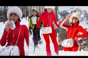 Video: Georgina Rodriguez and Cristiano JR Snow Winter New Video 2021