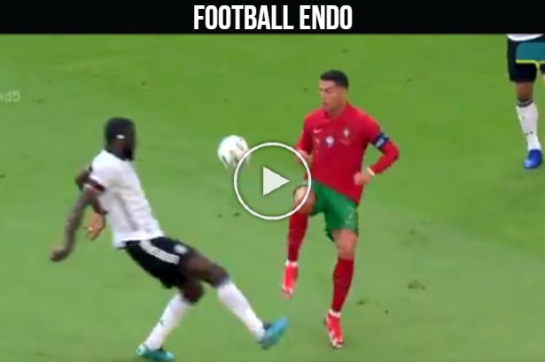 Video: Ronaldo Amazing Flick and No Look Backheel | Cristiano ending Rudiger's career