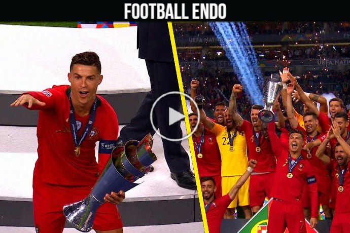 Video: The Day When Cristiano Ronaldo Won Another Trophy For Portugal