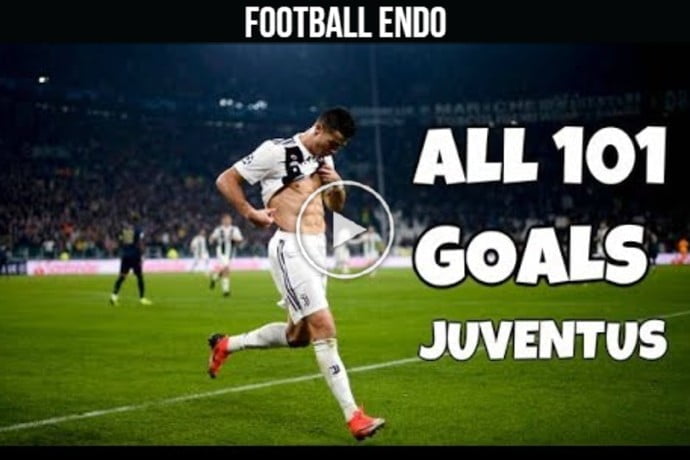 Video: CRISTIANO RONALDO ALL 101 GOALS FOR JUVENTUS 2021-2018