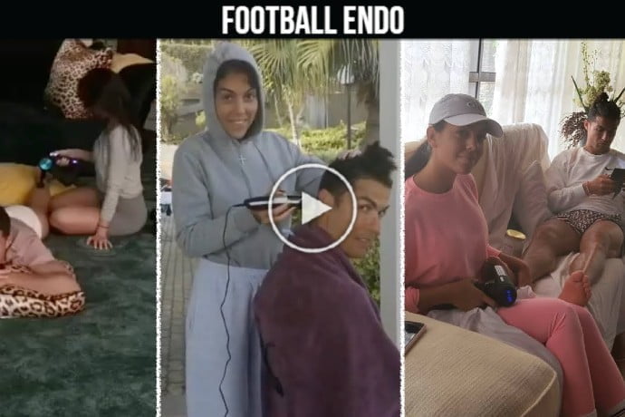 Video: Georgina Rodriguez caring for Cristiano Ronaldo Lovely moments