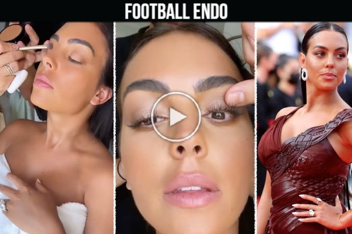 Video: Georgina Rodriguez Ronaldo makeup for 74 Cannes Film Festival 2021