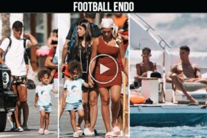 Video: Cristiano Ronaldo and Georgina Rodriguez with children relaxes at yacht