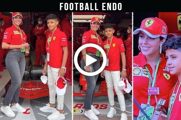 Video: Georgina Rodriguez Ronaldo and CR7 Jr in Monaco at Grand Prix Formula One
