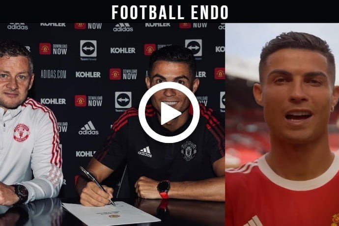 Video: Ronaldo walking like a champ in Old Trafford