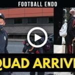 Video: Ronaldo and Man Utd squad arrive at hotel ahead of Manchester United Newcastle Match
