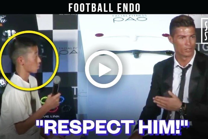 Video: Cristiano Ronaldo's Admirable Reaction To A Japanese Kid Who Was Being Made Fun Of