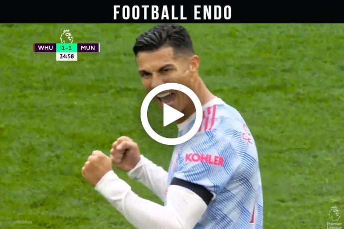 Video: Cristiano Ronaldo vs West Ham United - 3 Games and 4 Goals