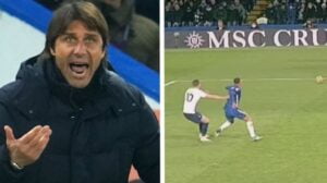 Antonio Conte feels his team deserved to lead Chelsea in the first half of their derby match