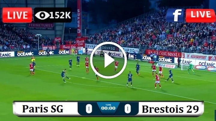 PSG Vs Brest Ligue 1 Football Match Score Live