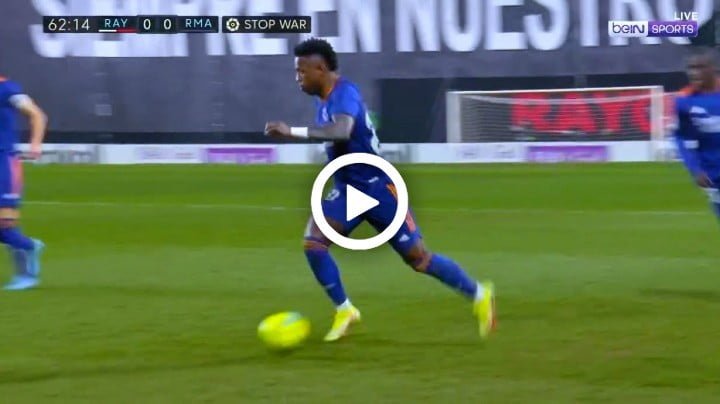 Video: Vinicius Jr Skills & Assist vs Rayo Vallecano