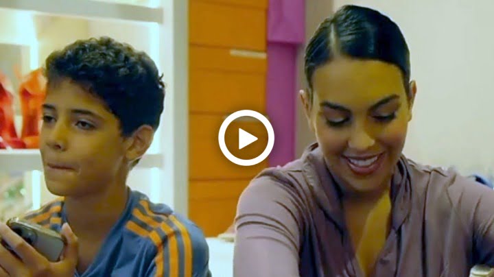 Georgina Rodriguez And The Eldest Son Of Cristiano Ronaldo Cr7.