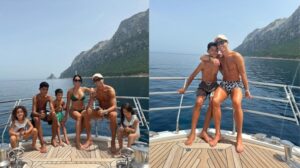 Cristiano Ronaldo takes a break with his partner Georgina and kids on a paradise holiday after his Saudi Pro League season