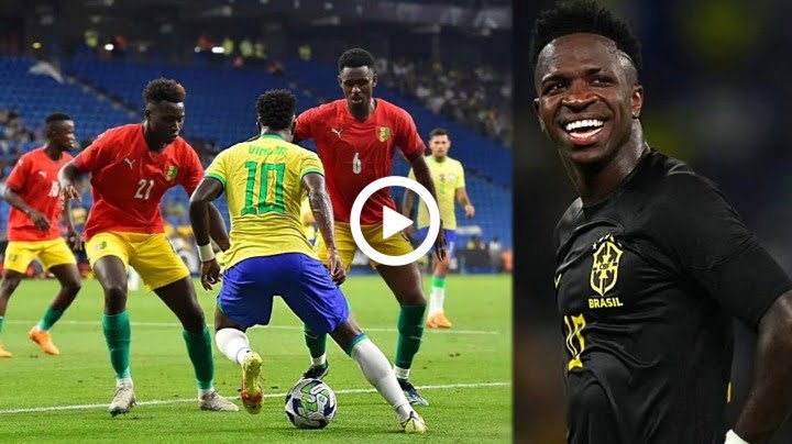 Video: Vinicius Jr vs Guinea | Skills & Goal (17/06/2023)
