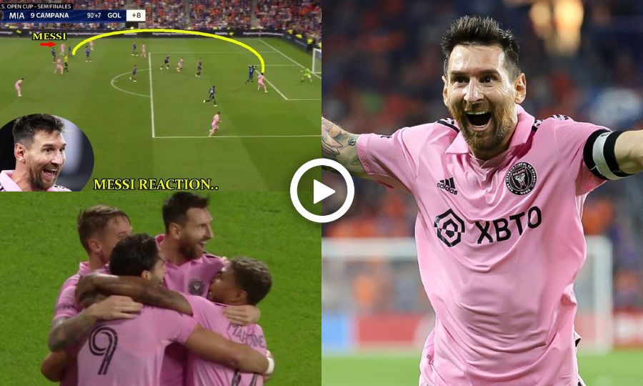 Video: Lionel Messi GENIUS ASSIST Tonight to Save Inter Miami vs Cincinnati