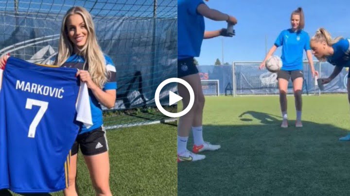 Video: Ana Maria Markovic Training With Her Teammates