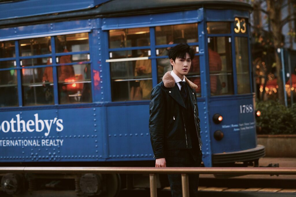 Li Yun Rui at the Brunello Cucinelli Show