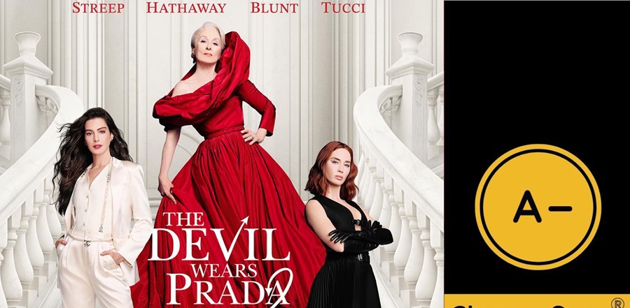 THE DEVIL WEARS PRADA 2 Earns A- CinemaScore, Surpassing Original Film’s Audience Grade
