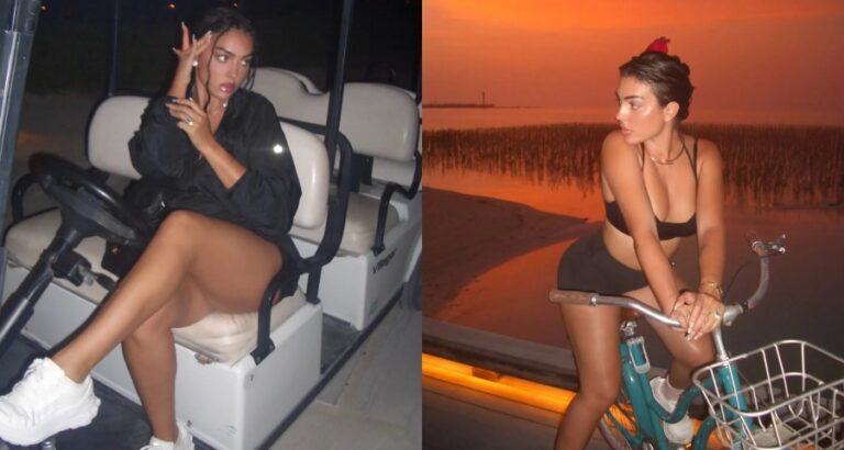 Georgina Rodríguez Turns Heads During Bike Ride on Red Sea Getaway