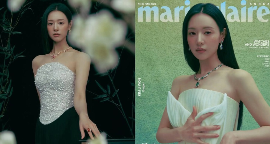 Kim Jiwon Shines With BVLGARI on Marie Claire Korea’s 5 Cover June 2026 Issue
